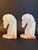 1970s Pair of Vintage White Onyx Stone Horse Bookends For Sale - Image 5 of 10