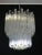Fantastic and big Murano chandelier made by 107 Murano crystal prism triedri in a nickel-plated metal frame. Dimensions:...