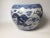 Early 20th Century Chinese Blue & White Porcelain Dragon & Phoenix Bird Jardinière Planter For Sale - Image 4 of 9