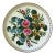 Vintage White Tole Round Tray For Sale