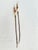 Vintage 1990s Gothic Tribal Brass Skull Shoulder Duster Earrings, Pair For Sale - Image 14 of 14