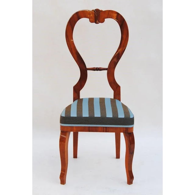 Biedermeier Chairs in Cherry-Tree, Czech, 1840s, Set of 6 For Sale - Image 11 of 12