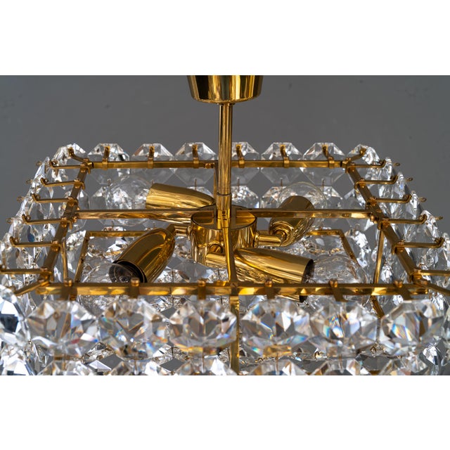 Chandelier from Bakalowits, Vienna, Austria, 1950s For Sale - Image 9 of 18