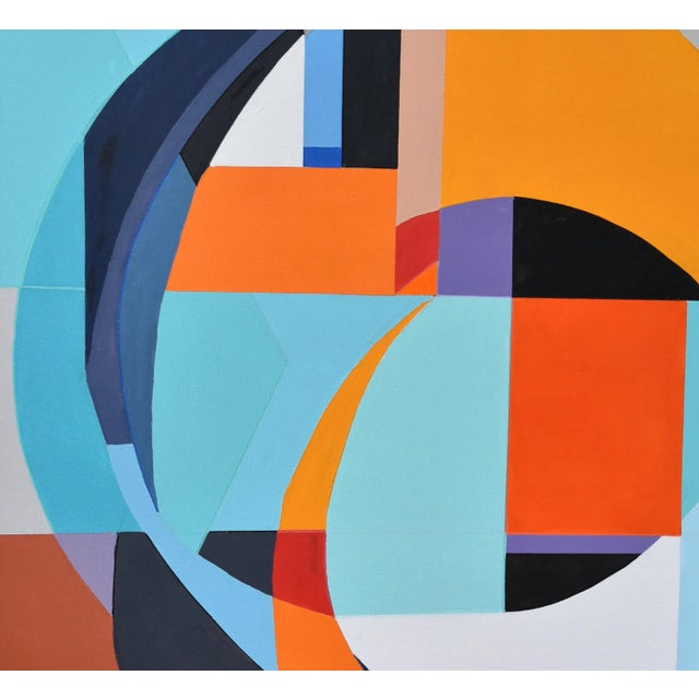 2020s Harmonious Fusion Abstract Painting by Percy Rivera For Sale - Image 5 of 6