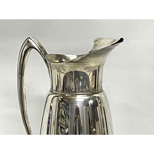 Metal Wallace Silverplate Lidded Water Pitcher For Sale - Image 7 of 10