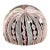 Lovely Vintage Murano Italy Fratelli Toso Latticino Ribbon Glass Paperweight Pink White Blue Art Glass Home Decor For Sale
