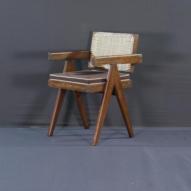 Vintage Chairs by Pierre Jeanneret, 1956, Set of 6 For Sale - Image 10 of 18