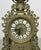 Vintage French Ornate Roman Numeral Quartz Mantel Clock For Sale - Image 3 of 7