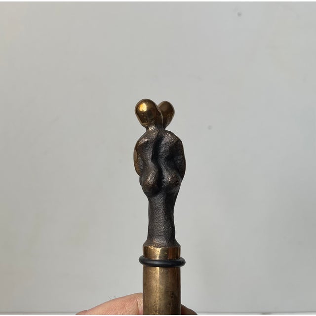 2000 - 2009 Sculptural Decanter Stopper in Bronze Symbiosis by Lenen Purkaer, 2000s For Sale - Image 5 of 10