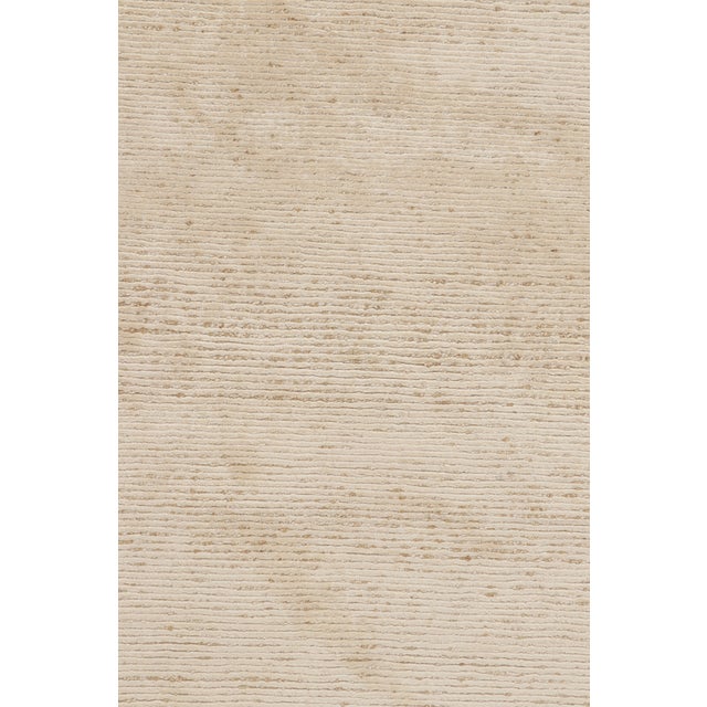 Textile Rug & Kilim’s Contemporary Textural Rug in Beige, Cream and White Tones For Sale - Image 7 of 8