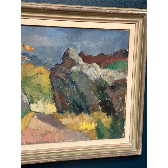 Helge Cardell, Autumn Motif, 1950s, Oil on Canvas For Sale - Image 6 of 18