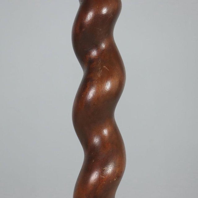 19th Century Antique Italian Walnut Plant Stand, 1890s For Sale - Image 5 of 9