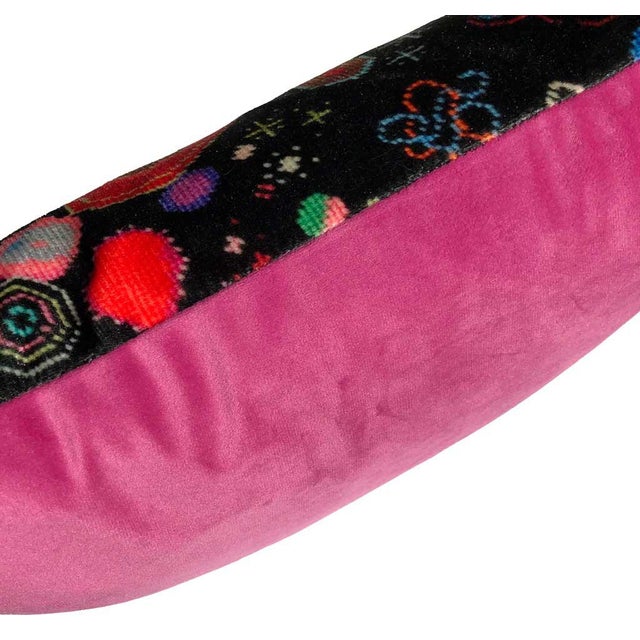 Not Yet Made - Made To Order Custom Made "Cosmo Amuse" Velvet Pillow Cover, Original Design For Sale - Image 5 of 6