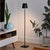 Battery-operated and rechargeable portable floor and/or table lamp. The lamp features dimming touch control and has 3-CCT...
