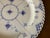 Traditional 1960s Royal Copenhagen Blue Fluted Full Lace Round Serving Platter 1041 For Sale - Image 3 of 7