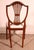 Tan Mahogany Chairs with Inlays, 19th Century, Set of 4 For Sale - Image 8 of 13