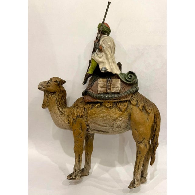 Late 19th Century Orientalist Nuremberg Late 19th Century, Arab Lead Sculpture For Sale - Image 5 of 11