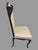 Wood Set of 4 Vintage French Louis XV Style Dining Chairs Carved Wood Upholstered For Sale - Image 7 of 11