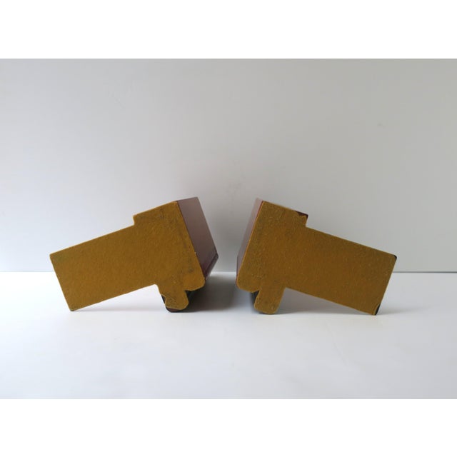 Oak Wood Book Bookends, Pair For Sale - Image 11 of 11