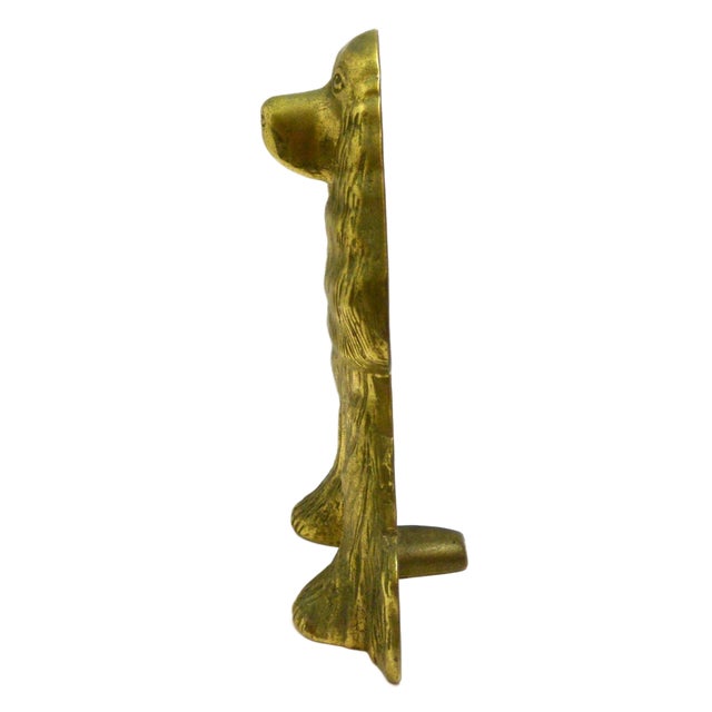 Virginia Metalcrafters Vintage Virginia Metalcrafters Solid Cast "Dream Boy" Cocker Spaniel Doorstop – Dated 1949 For Sale - Image 4 of 7