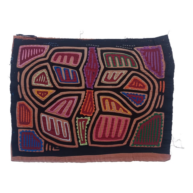 Mola Fabric by Cuna Indians, Panama, 1970s For Sale