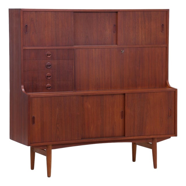 Mid-Century Teak Highboard, 1960s For Sale
