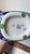 Classic Blue and White Porcelain Round Vase Intricate Hand-Painted For Sale - Image 9 of 11