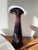 Napoleon Vase in Aubergine and White Opaline by Jerzy Słuczan-Orkusz for Glassworks Tarnowiec, Poland, 1980s For Sale - Image 6 of 14