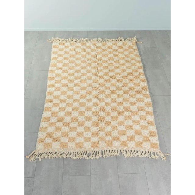 Sand Check II Berber Rug, 2010s For Sale - Image 3 of 9