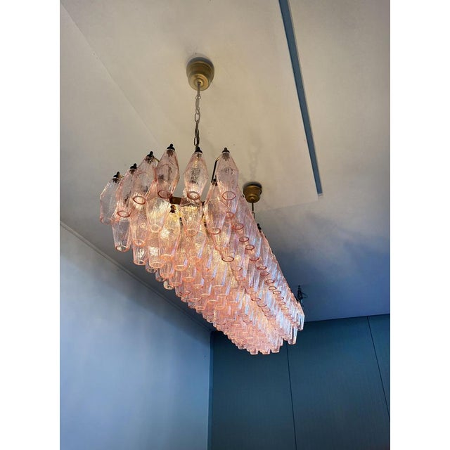 Murano Poliedri Chandelier by Carlo Scarpa, 1990 For Sale - Image 11 of 18