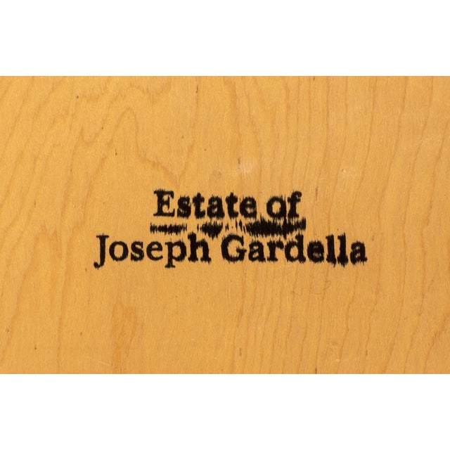 Wood Joseph Gardella Abstract Composition, 1978 For Sale - Image 7 of 7