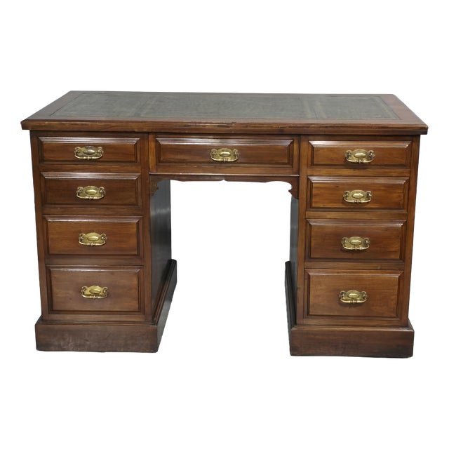 Antique Mahogany Desk, 1880s For Sale