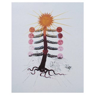 After Salvador Dali, Face Tree, 1979, Lithograph For Sale