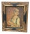 Michel Capron, Young Woman with a Bowl, 1950, Oil on Canvas, Framed For Sale