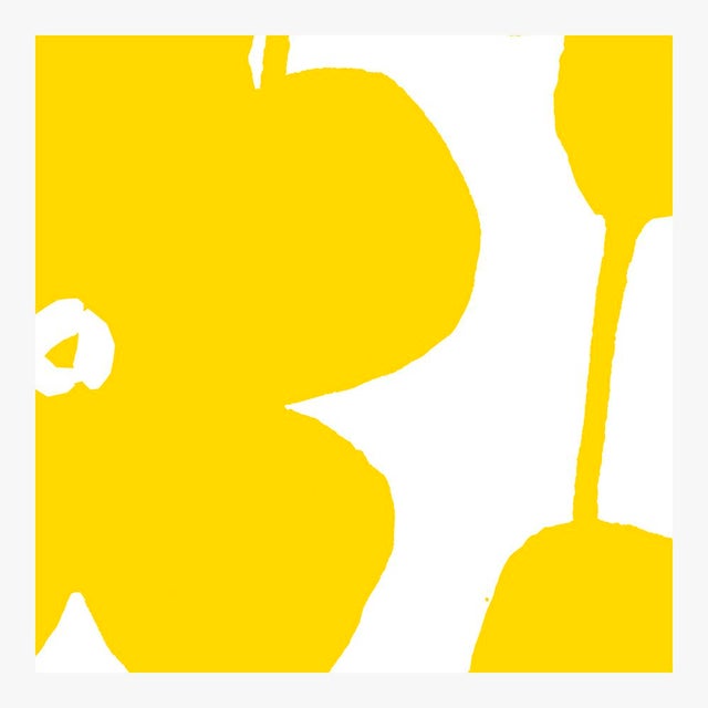 Mid-Century Modern Fabulous Flowers in Yellow, No 2 Fine Art Print 40" X 40" by Liz Roache For Sale - Image 3 of 6