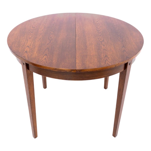 Vintage Polish Round Table, 1960s For Sale