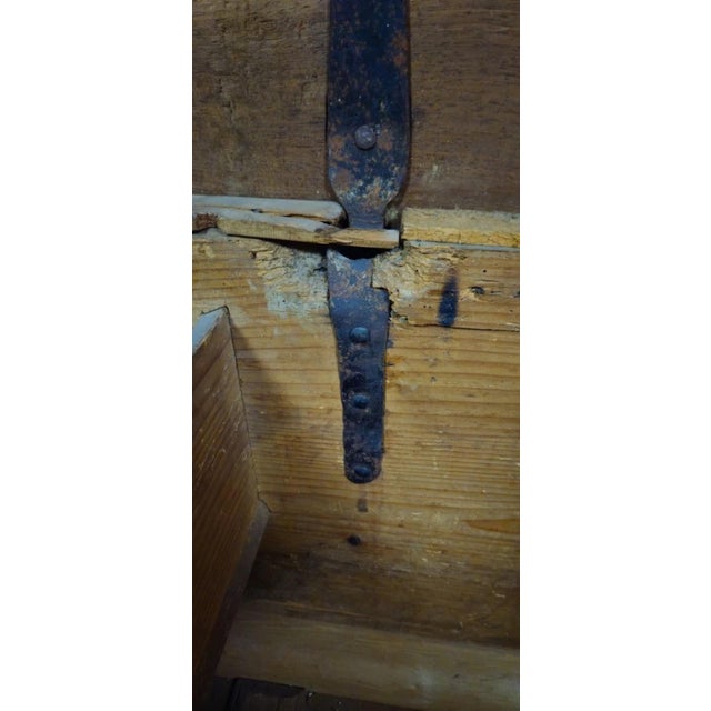 Large Antique Walnut Chest, 1700s For Sale - Image 6 of 9