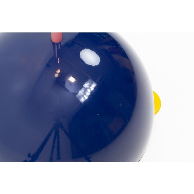 Yellow Vintage Splendid Floor Lamp by Martine Bedin, Italy, 1980s For Sale - Image 8 of 11