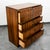 Wood Mid Century Modern Dresser Highboy Kroehler Furniture Walnut 4 Drawer Brass MCM For Sale - Image 7 of 11
