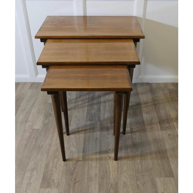 Vintage Nest of Tables, 1960s, Set of 3 For Sale - Image 3 of 8