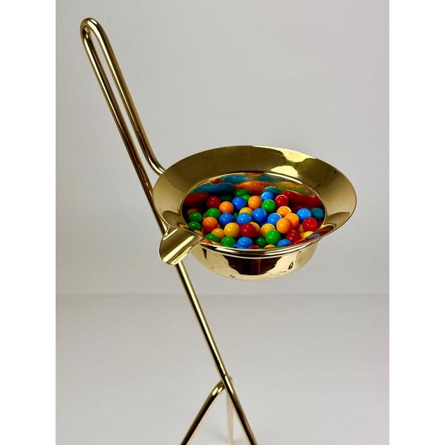 Brass Standing Floor Ashtray by Carl Auböck, Austria, 1950s For Sale - Image 9 of 18
