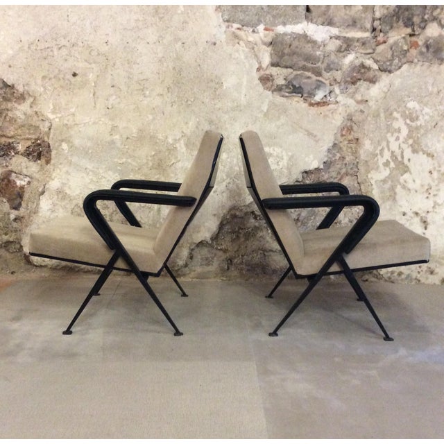 Vintage Lounge Chairs by Friso Kramer for Ahrend De Cirkel, 1960s, Set of 2 For Sale - Image 12 of 12