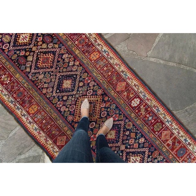 Some things get classier with age. This century-old antique rug is truly majestic with all classic and traditional...