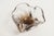 Square Clear and Brown Murano Glass Ashtray, 1960s For Sale - Image 3 of 13