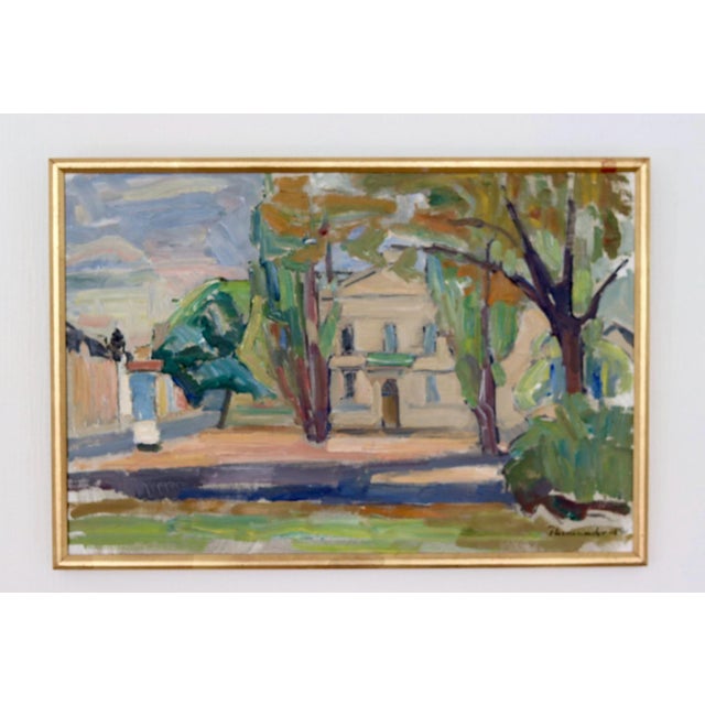 Harry Thomander, Örebro 2, 1964, Oil on Canvas, Framed For Sale - Image 10 of 18