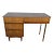Vintage Johnson Carper Style Mid Century Modern Writing Desk Walnut 4 Drawer For Sale