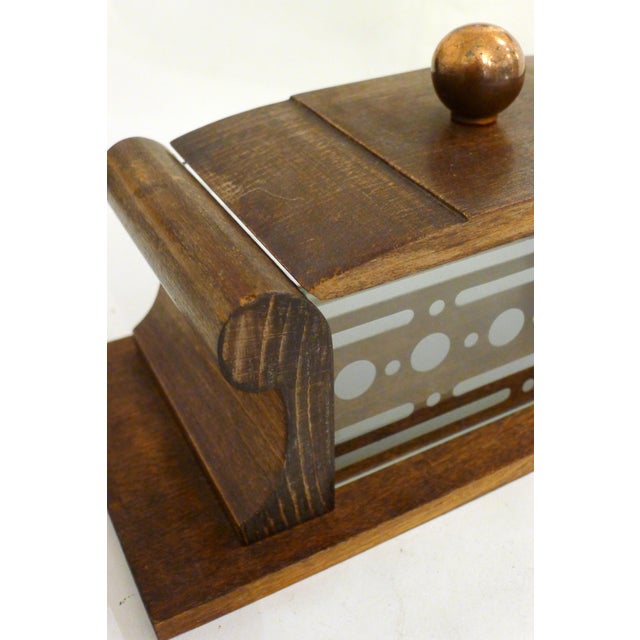 Large Art Deco Modernist Biscuit Tin, 1930s For Sale - Image 11 of 12