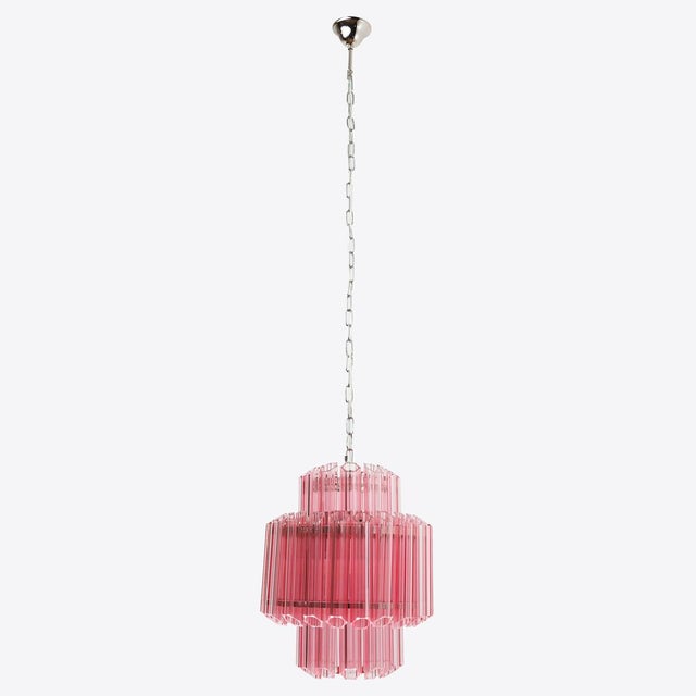 Pink Piccolo Palermo Chandelier from Pure White Lines For Sale - Image 9 of 11