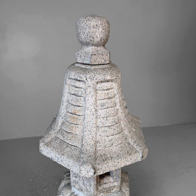 Granite Kasuga Garden Lantern, Japan, 1970s For Sale - Image 11 of 15