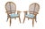 Mid-Century Modern Pair of Mid 20th Century Coastal Style Boho Chic Bamboo & Rattan Peacock Arm Chairs For Sale - Image 3 of 12